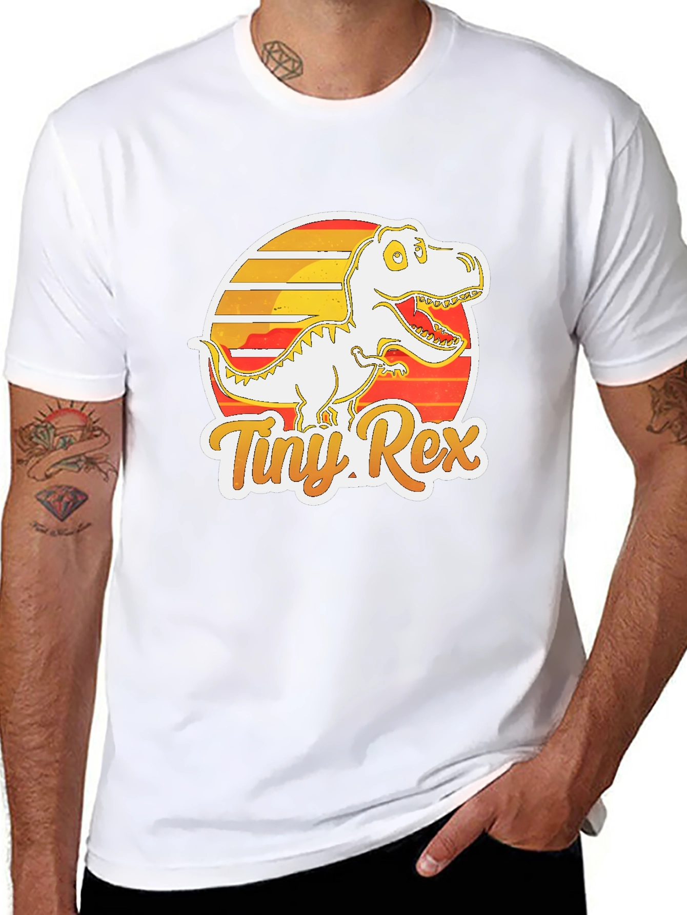Tiny Rex Dinosaur Graphic T-Shirt