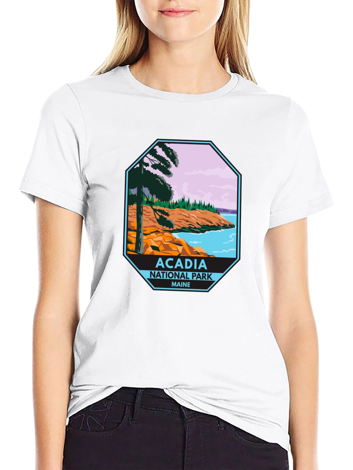 Acadia National Park Maine Graphic Tee