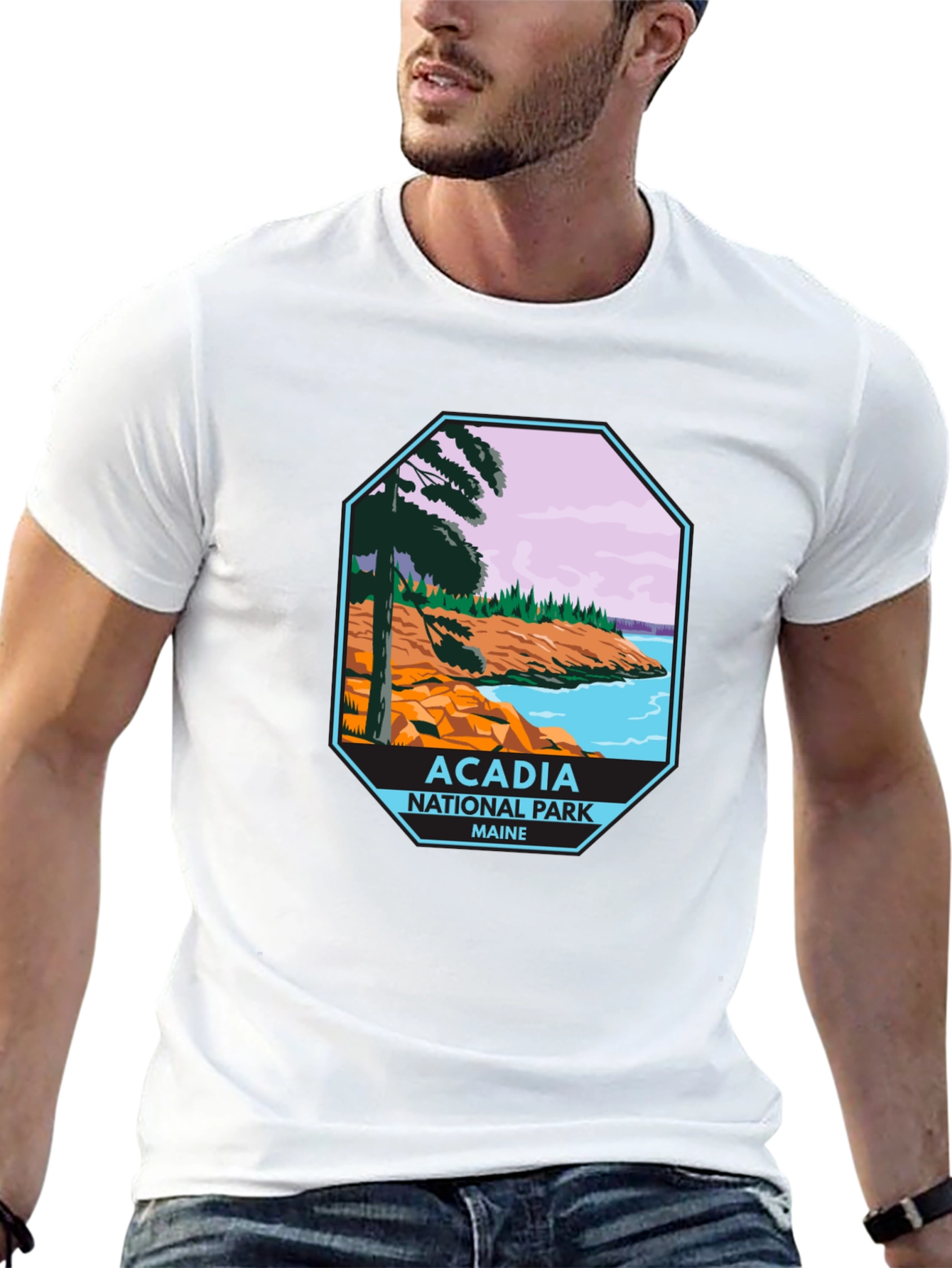 Acadia National Park Maine Graphic Tee