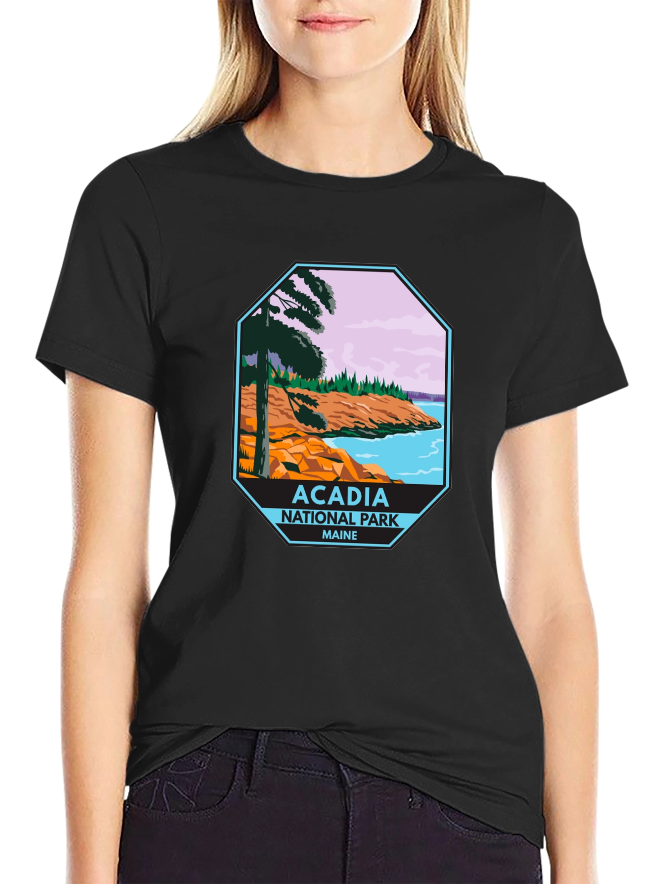 Acadia National Park Maine Graphic Tee