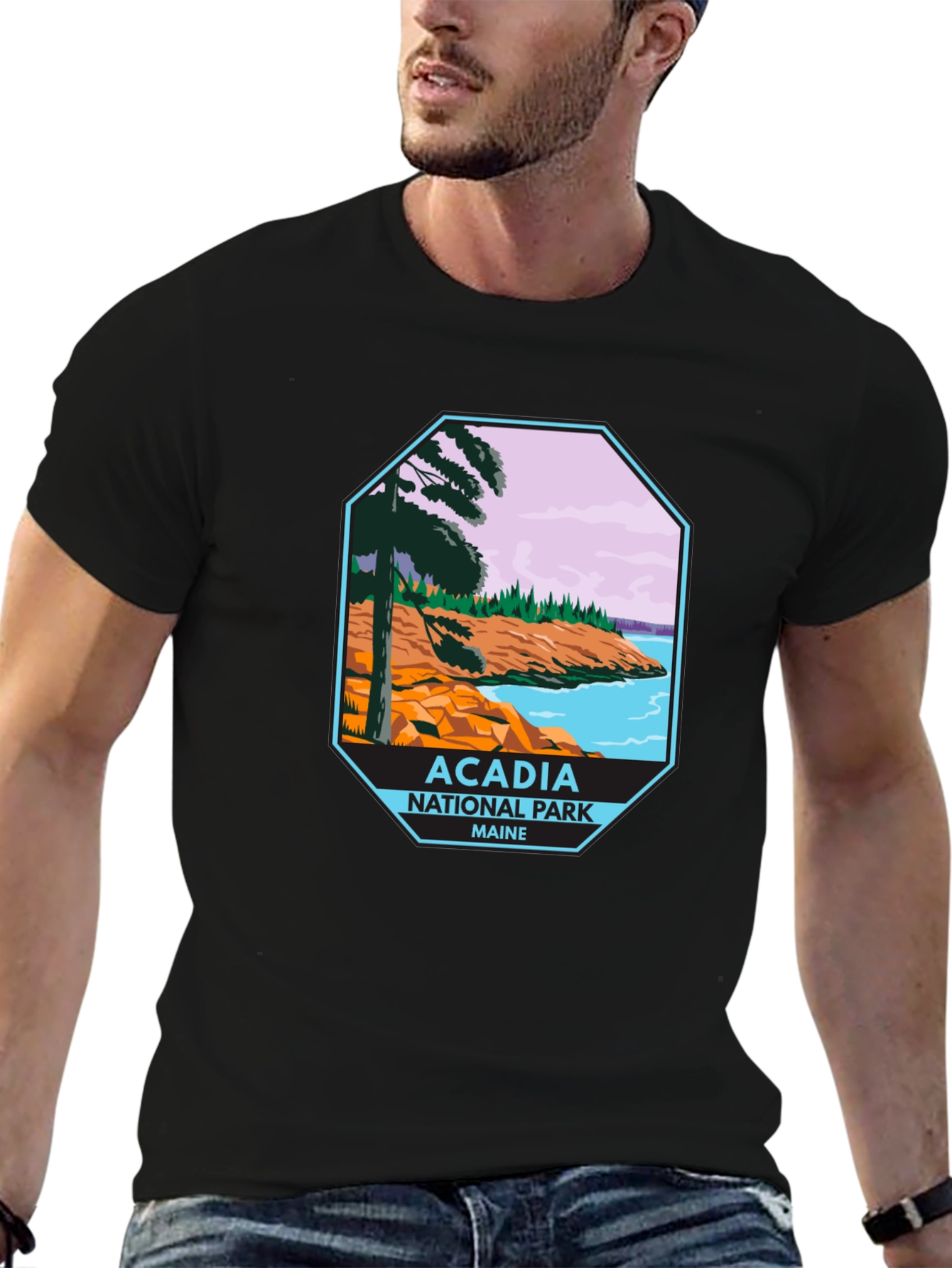 Acadia National Park Maine Graphic Tee