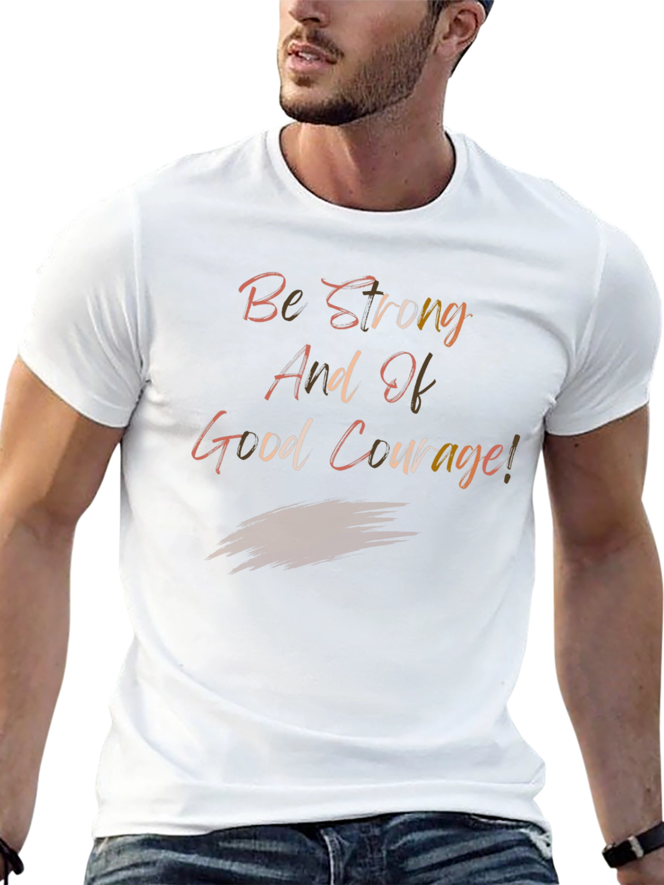 Be Strong Graphic Tee - Motivational T-Shirt