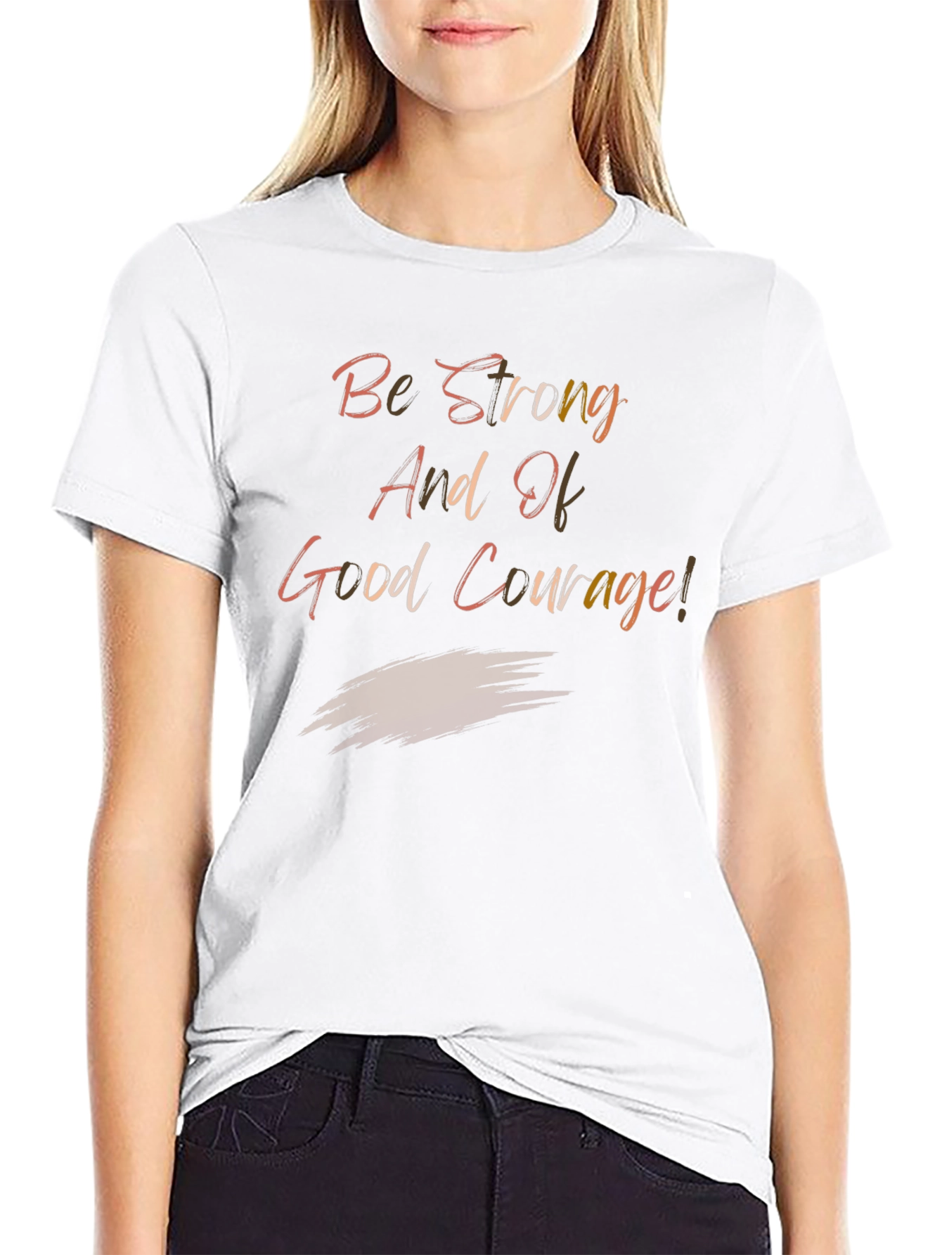 Be Strong Graphic Tee - Motivational T-Shirt