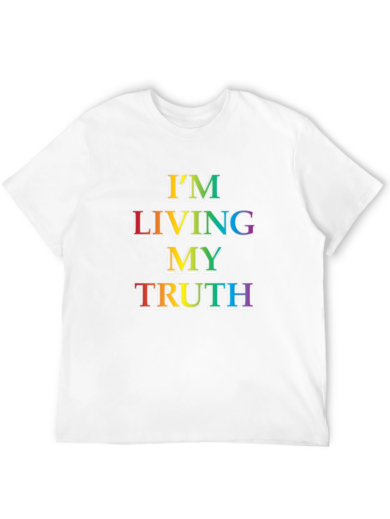 Living My Truth Rainbow Graphic Tee
