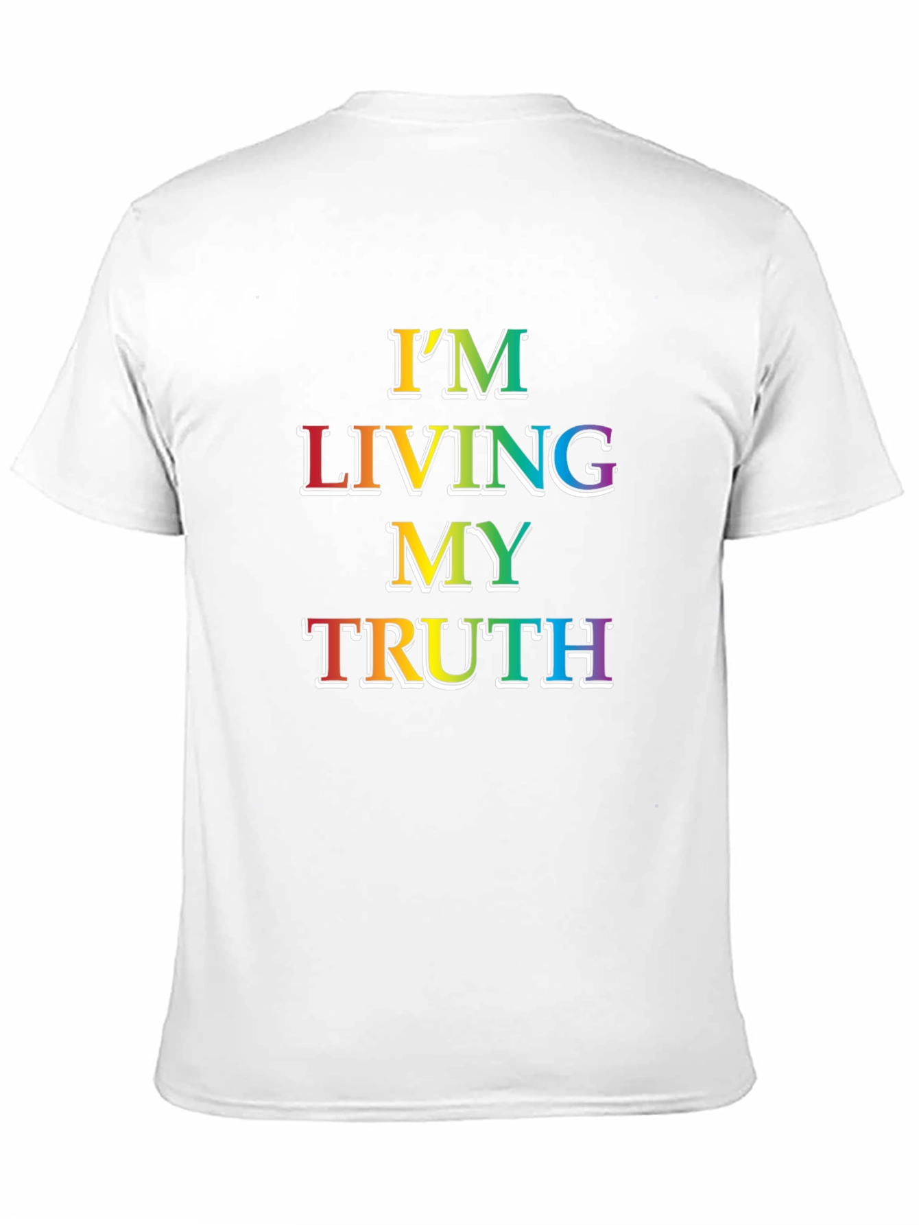 Living My Truth Rainbow Graphic Tee