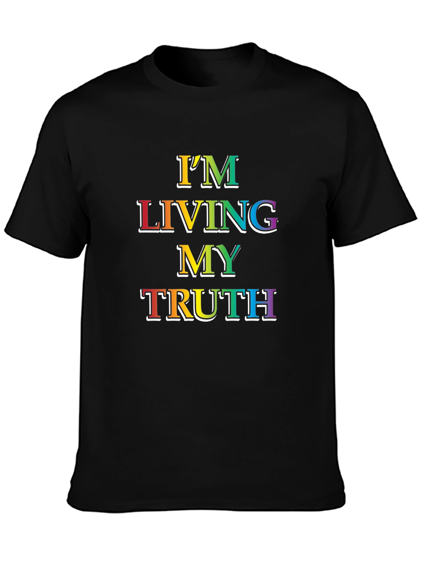 Living My Truth Rainbow Graphic Tee