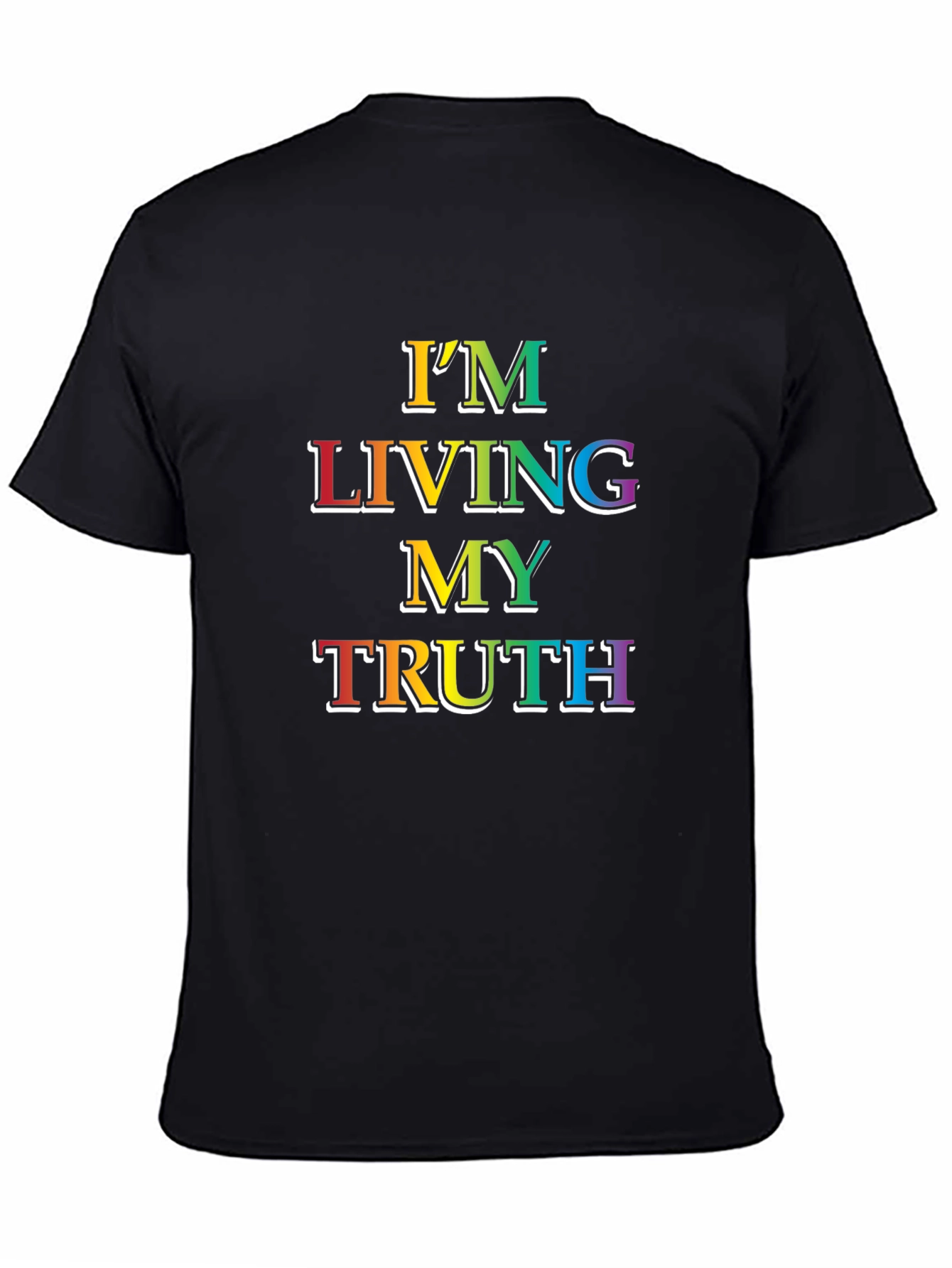 Living My Truth Rainbow Graphic Tee