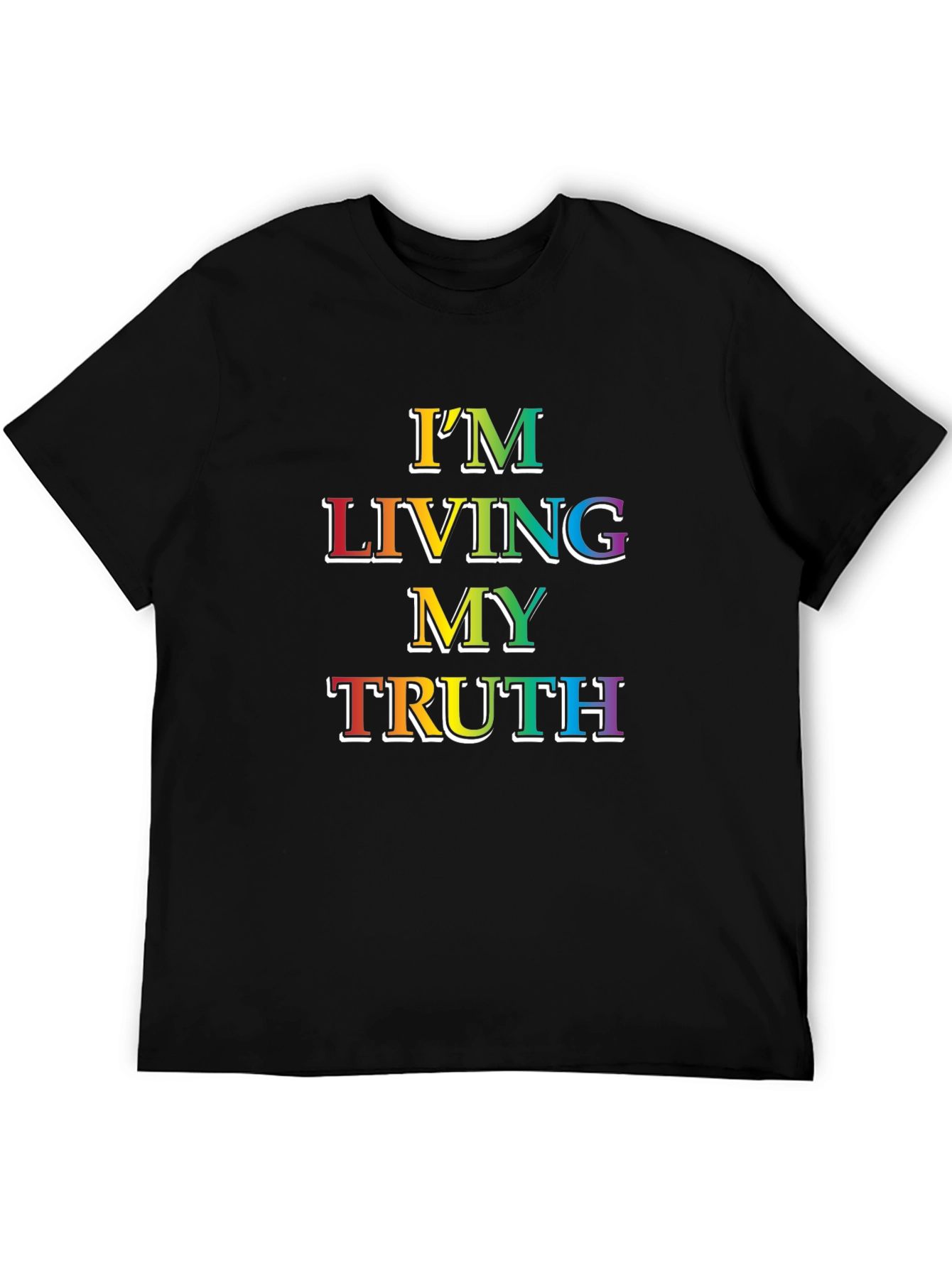 Living My Truth Rainbow Graphic Tee