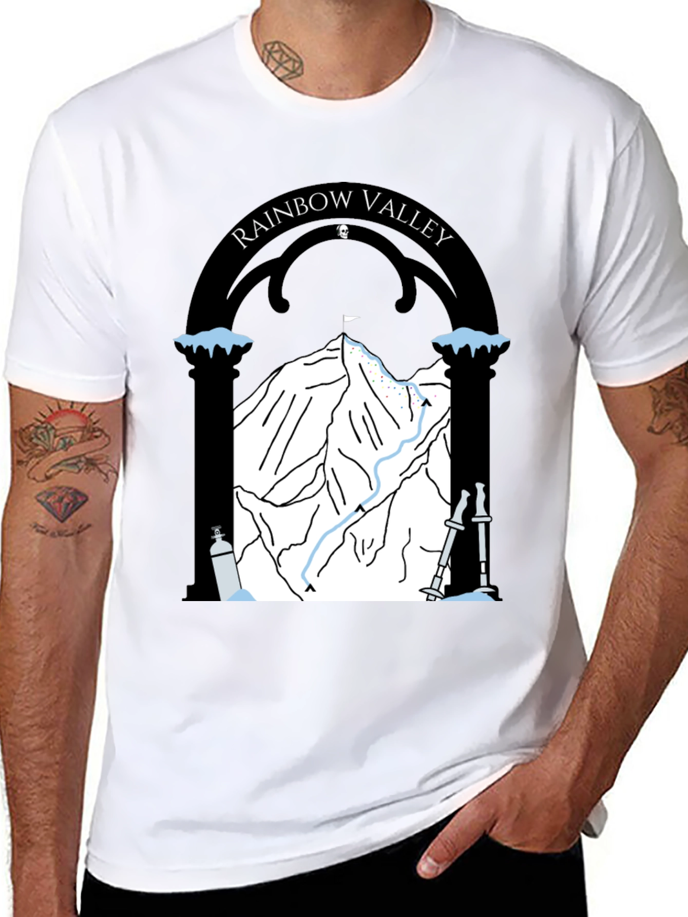 Rainbow Valley Mountain T-Shirt - Adventure Ready!