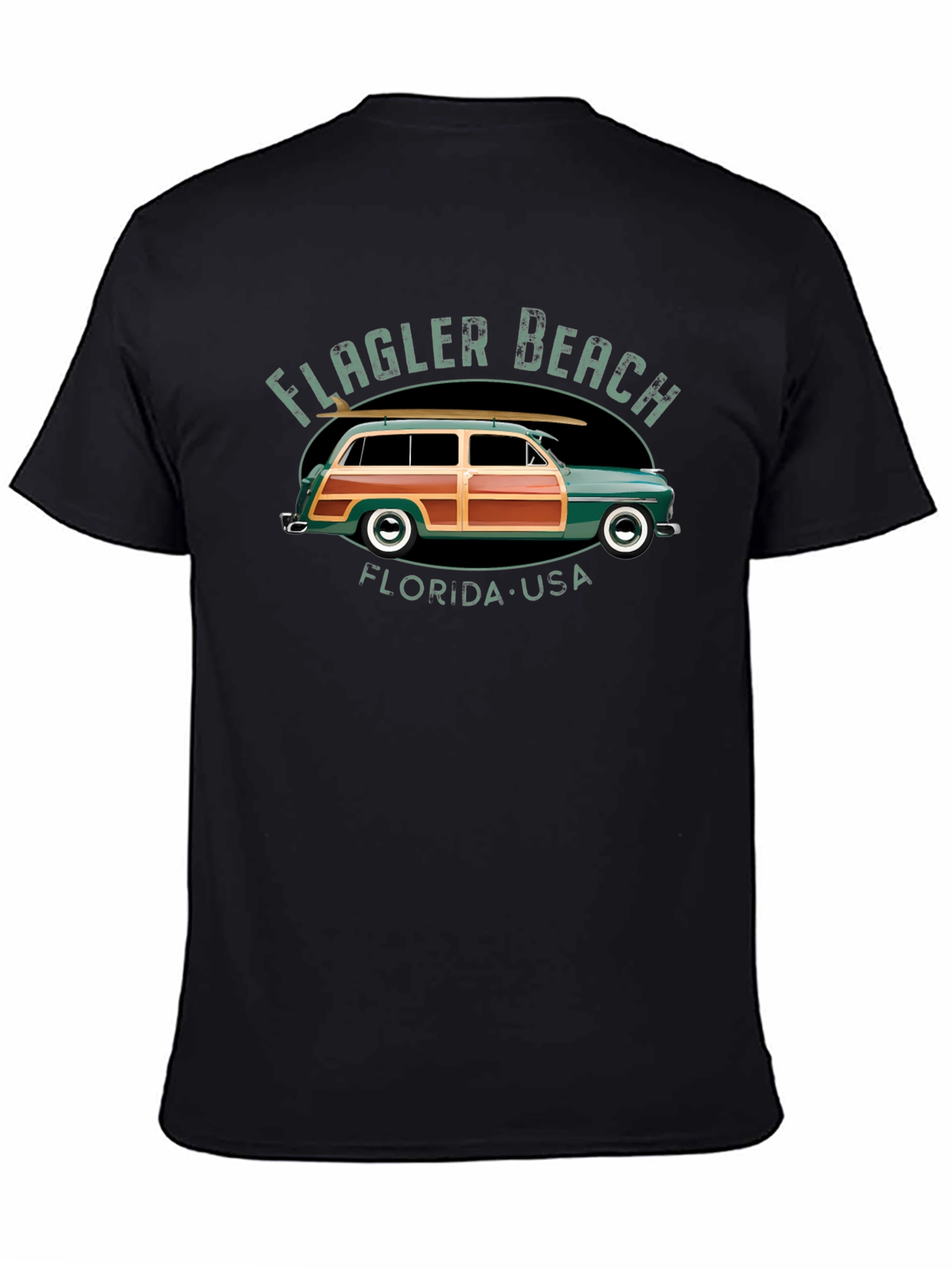 Flagler Beach Surf Wagon T-Shirt