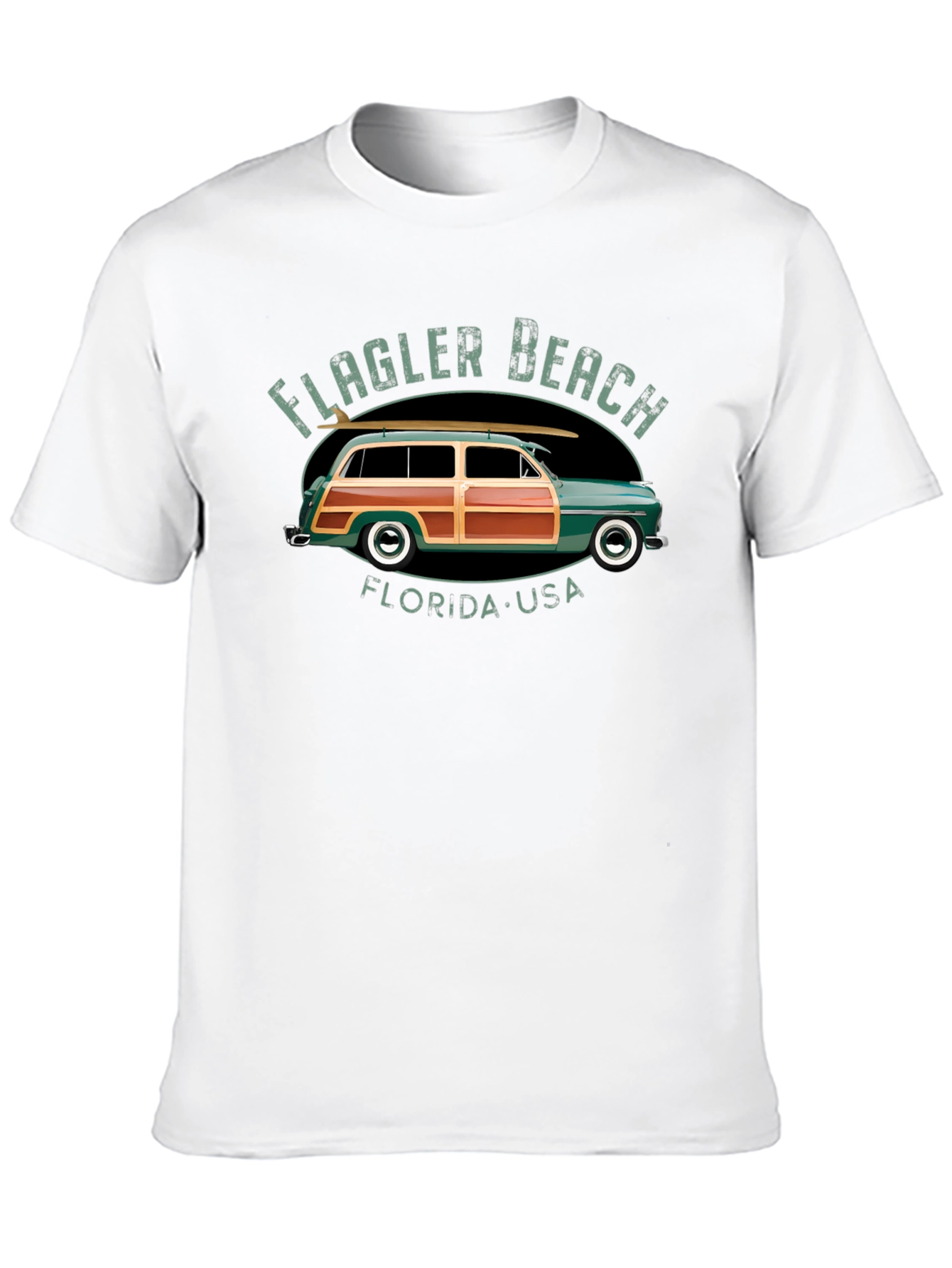 Flagler Beach Surf Wagon T-Shirt