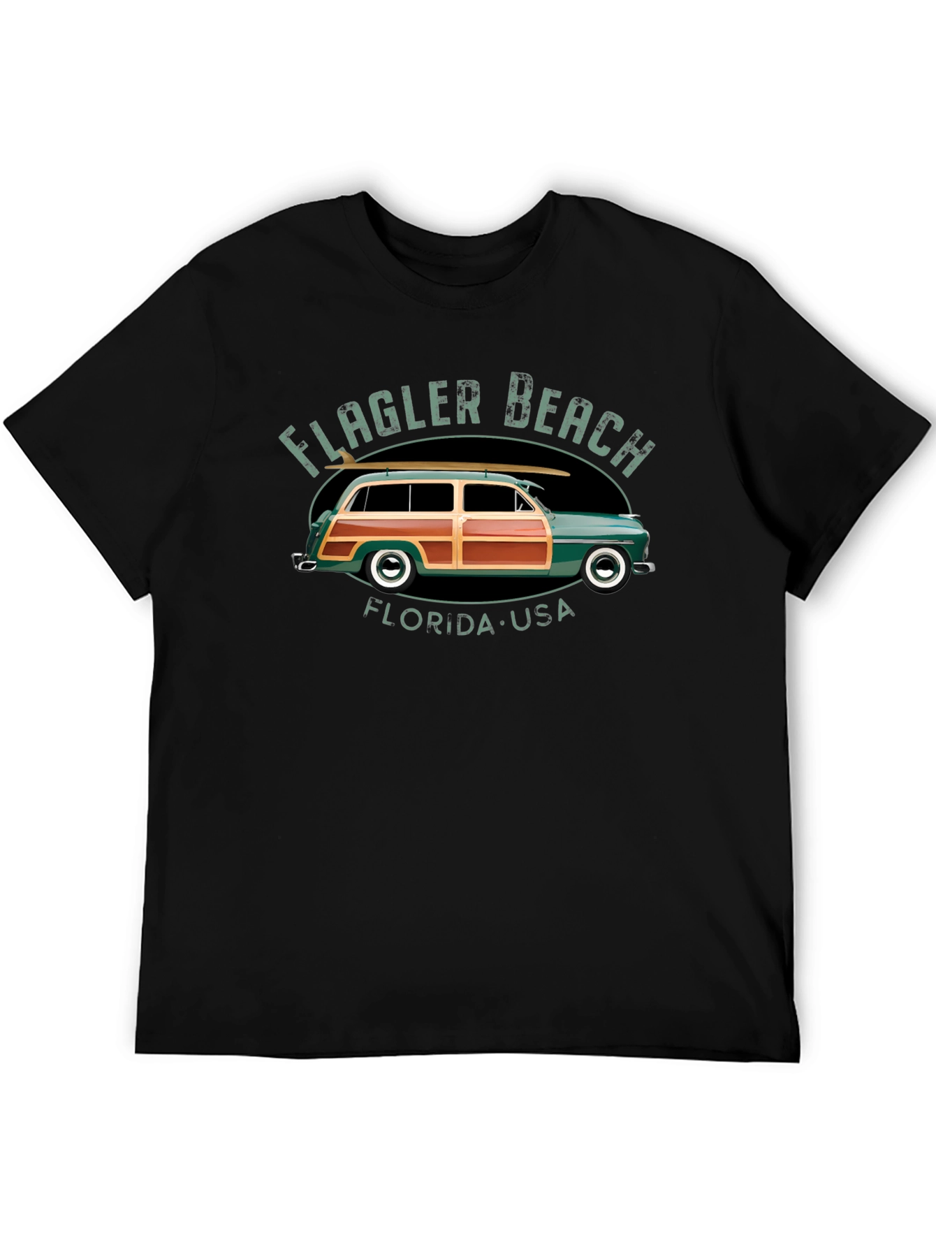 Flagler Beach Surf Wagon T-Shirt