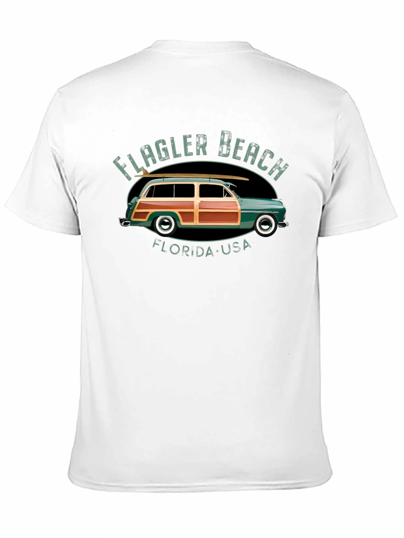 Flagler Beach Surf Wagon T-Shirt