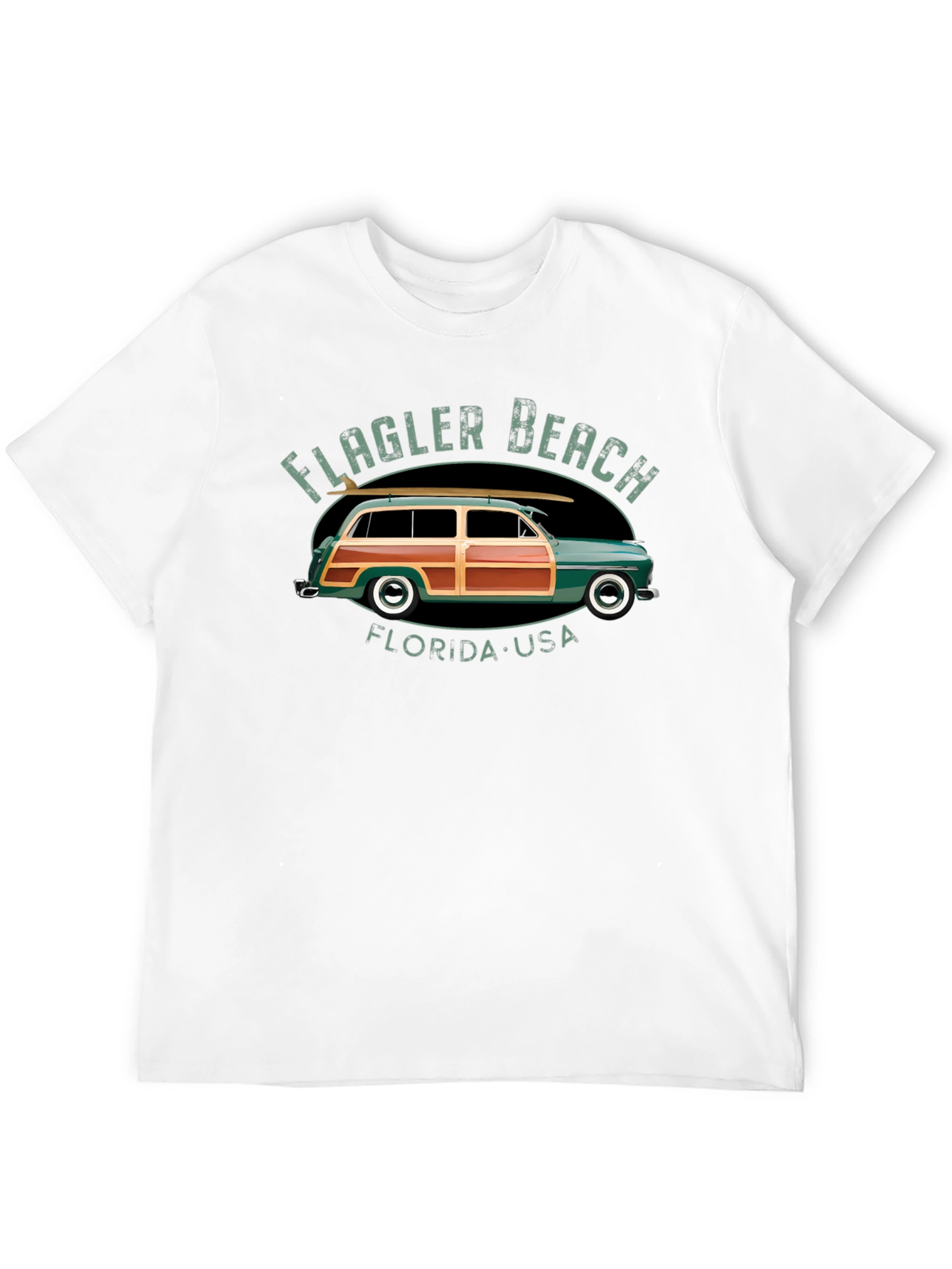 Flagler Beach Surf Wagon T-Shirt