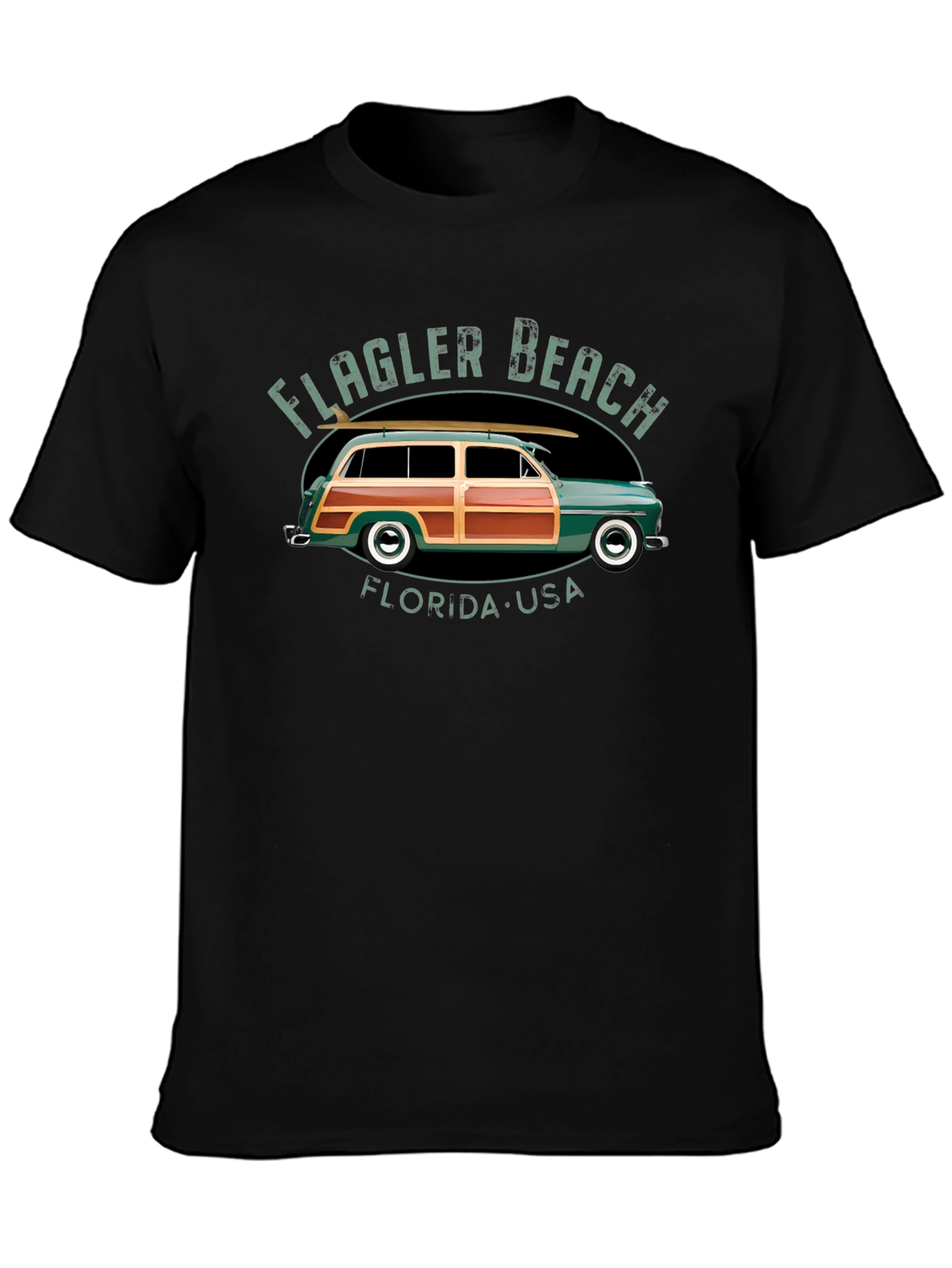 Flagler Beach Surf Wagon T-Shirt