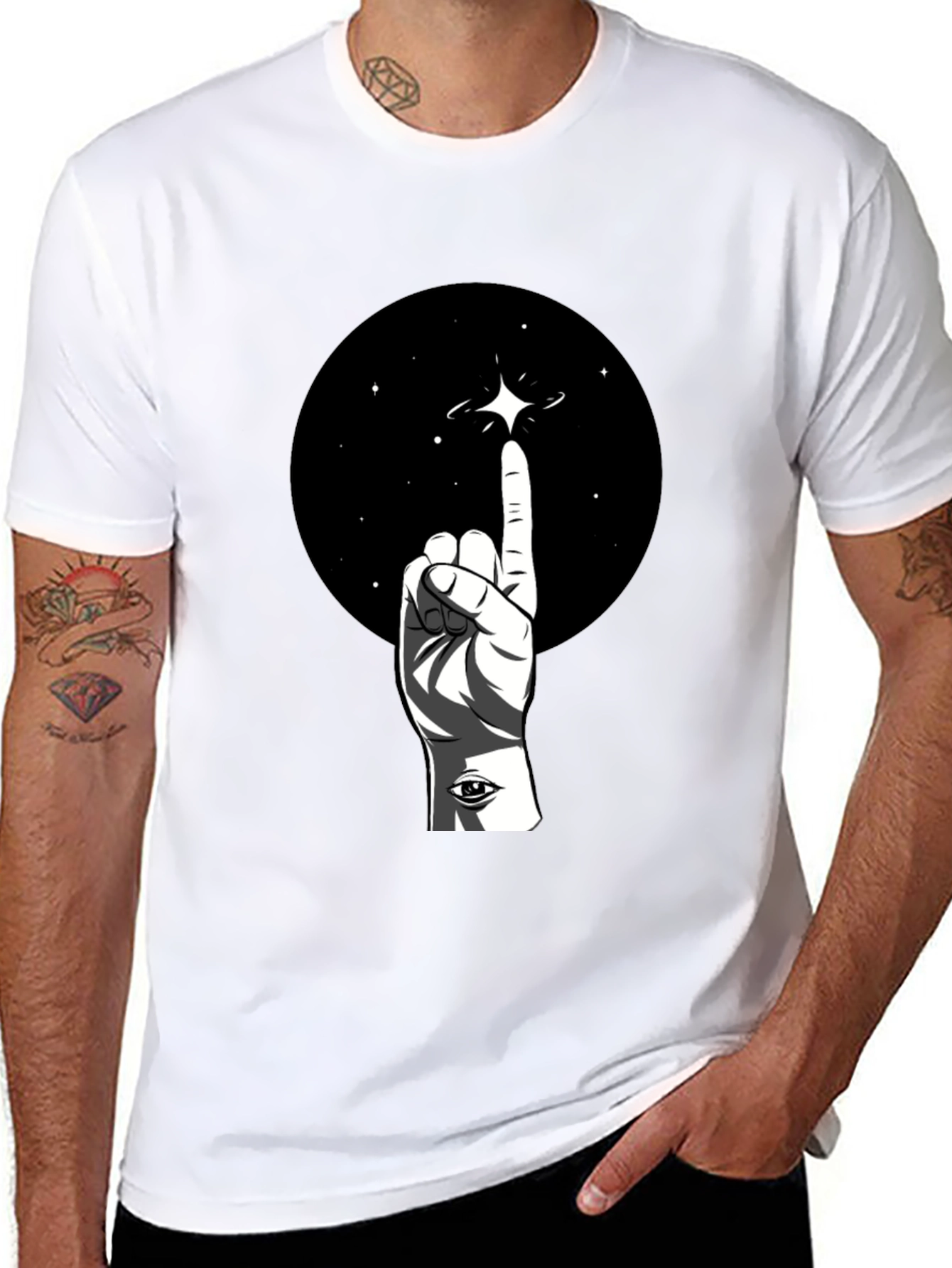 Cosmic Touch Graphic Tee