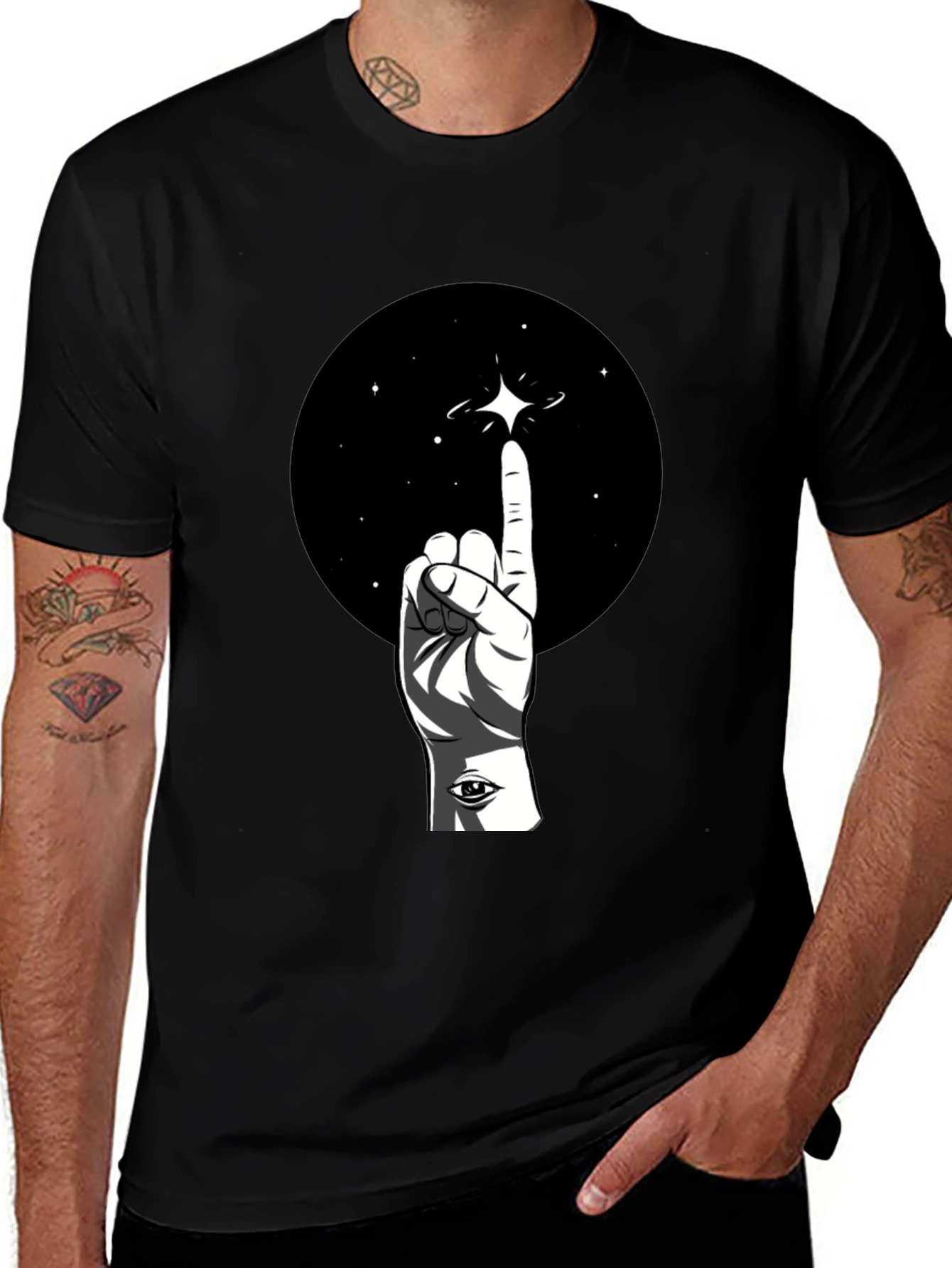 Cosmic Touch Graphic Tee