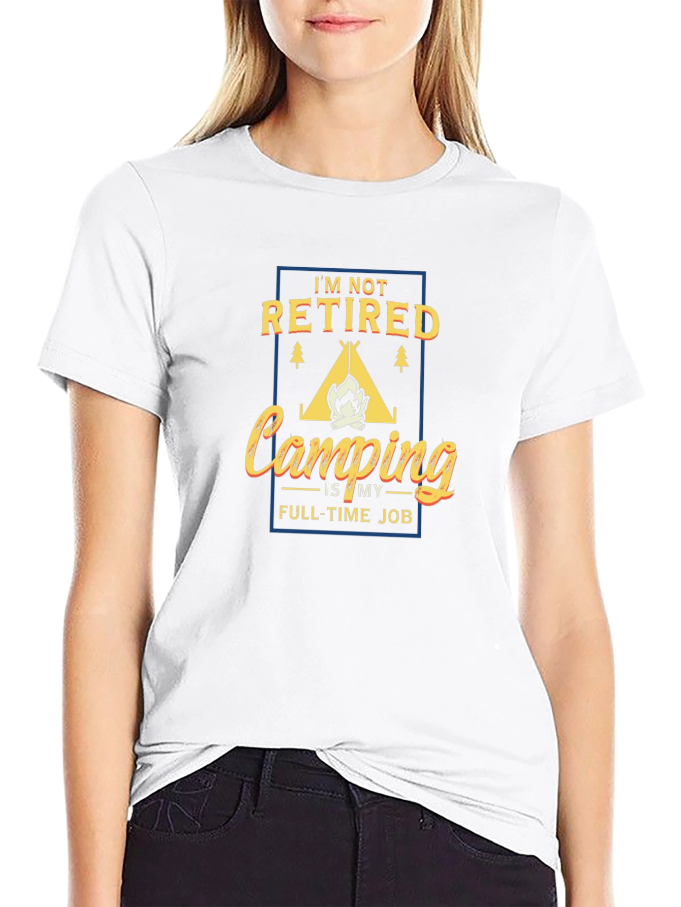 Funny Camping Full-Time Job T-Shirt