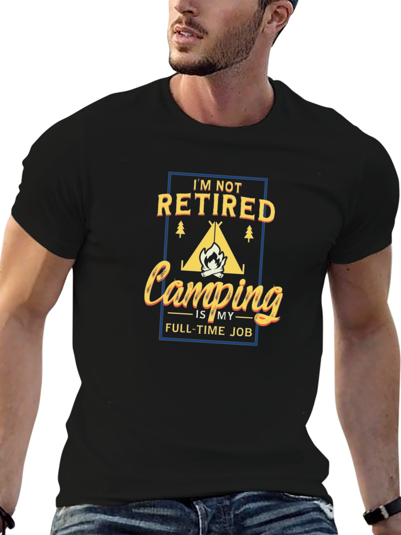 Funny Camping Full-Time Job T-Shirt