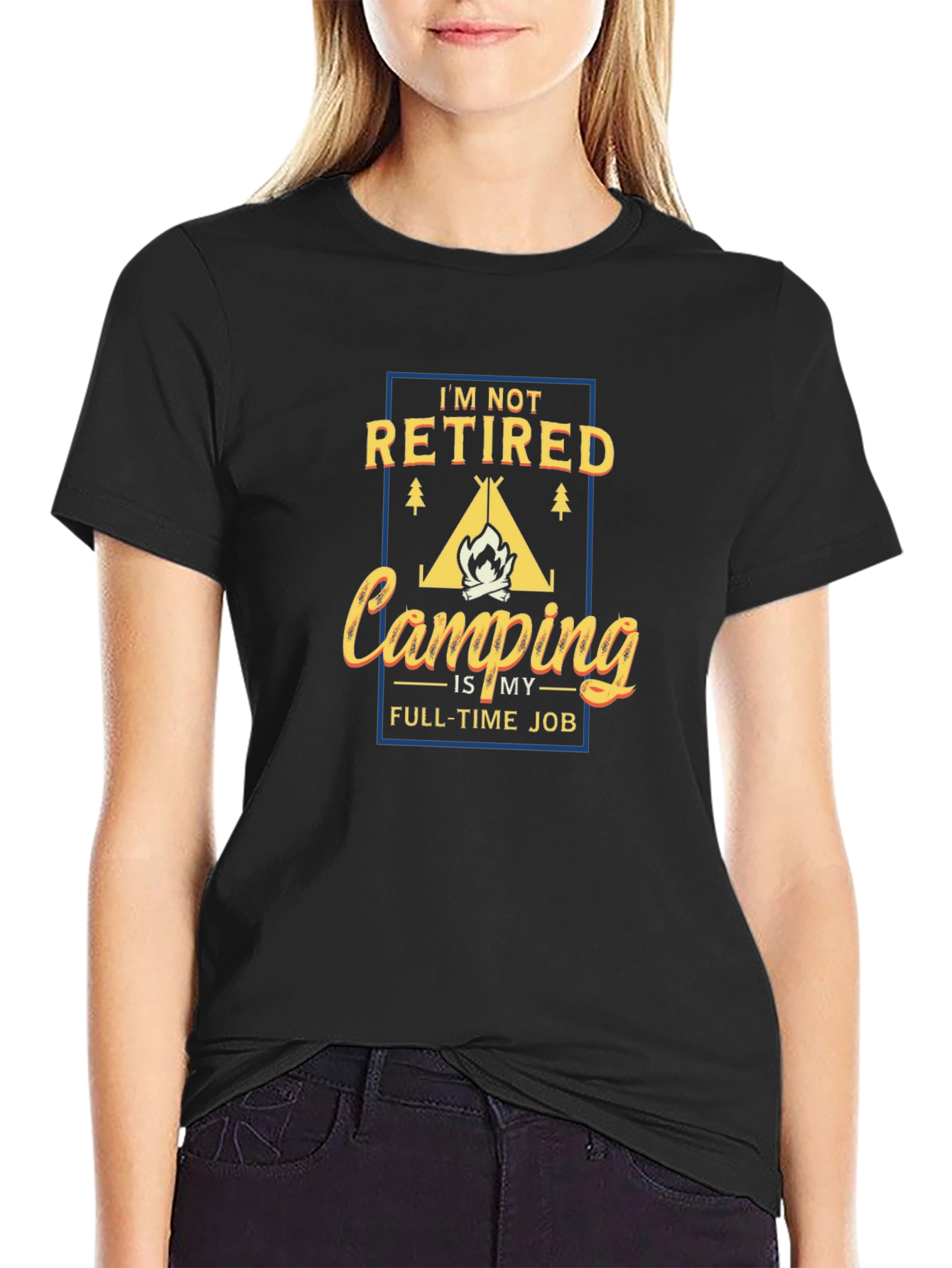 Funny Camping Full-Time Job T-Shirt