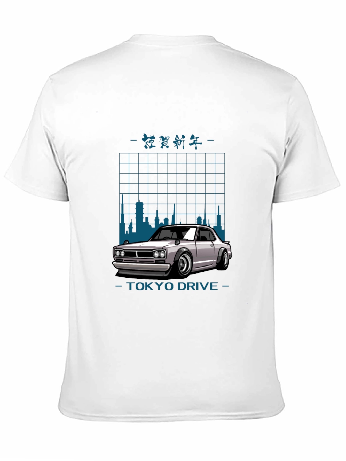 Tokyo Drive Car Graphic Black T-Shirt