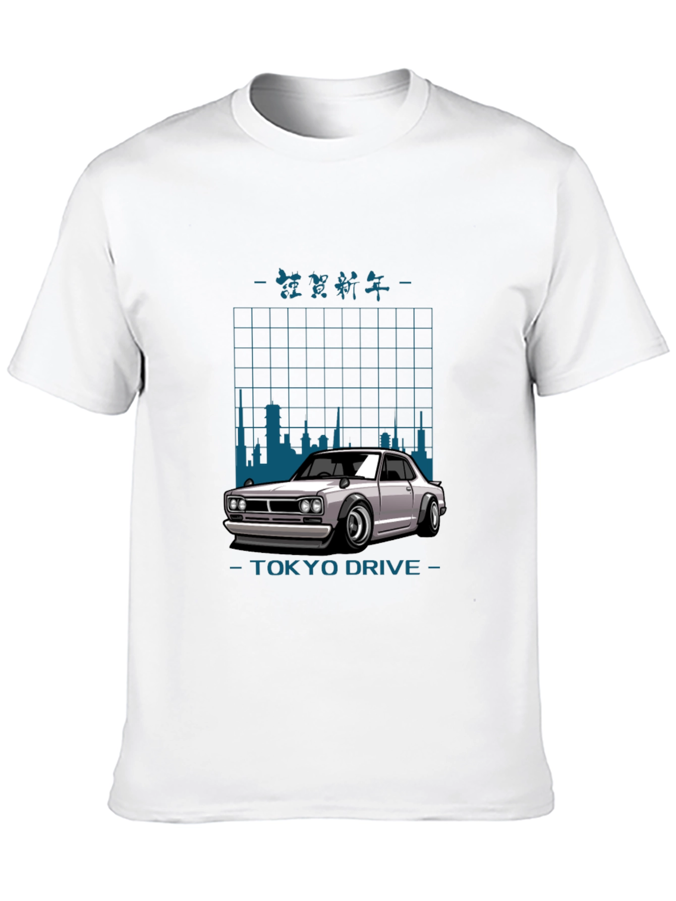 Tokyo Drive Car Graphic Black T-Shirt