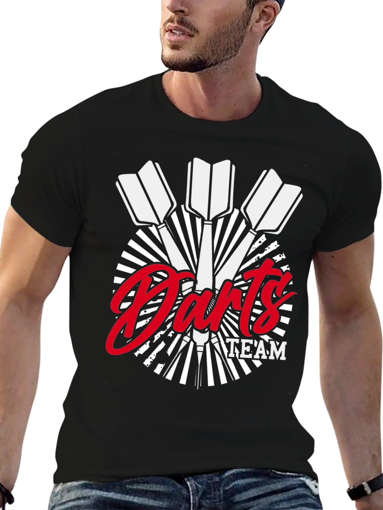 Darts Team Graphic Tee - Black T-Shirt