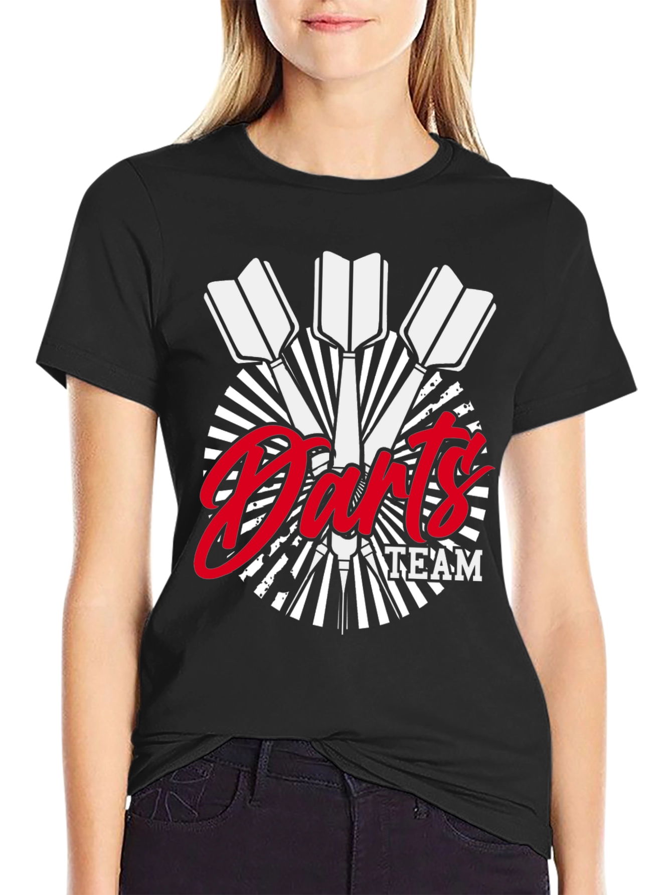 Darts Team Graphic Tee - Black T-Shirt