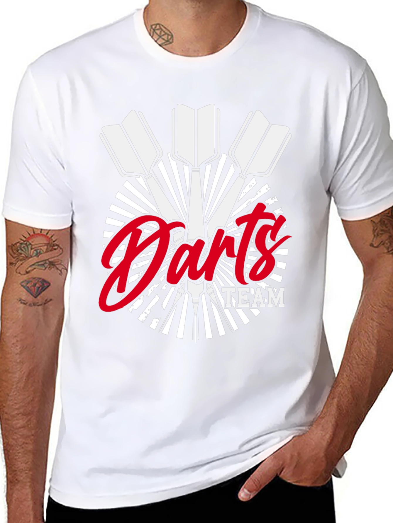 Darts Team Graphic Tee - Black T-Shirt