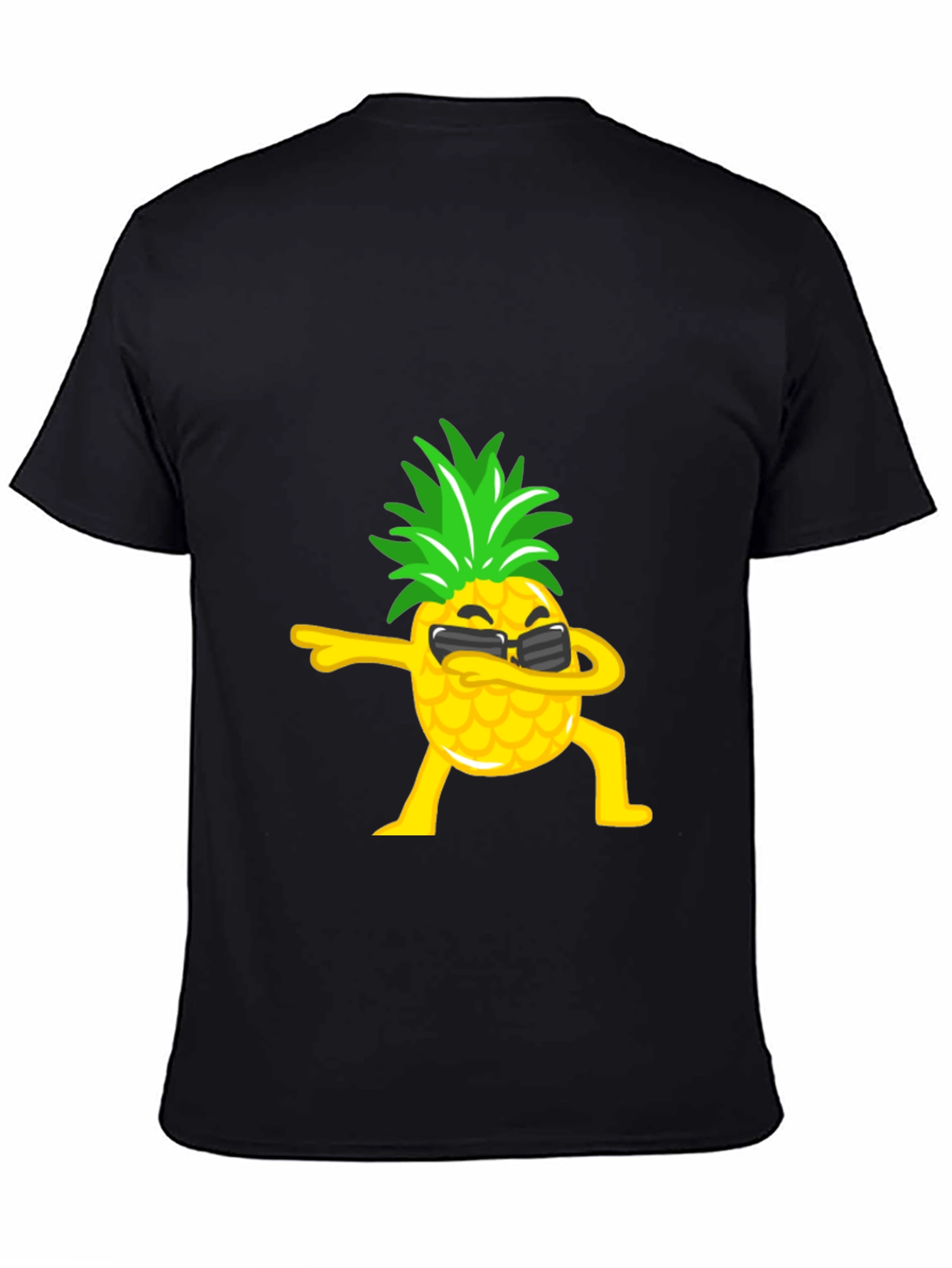 Dabbing Pineapple Graphic Tee - Black T-Shirt