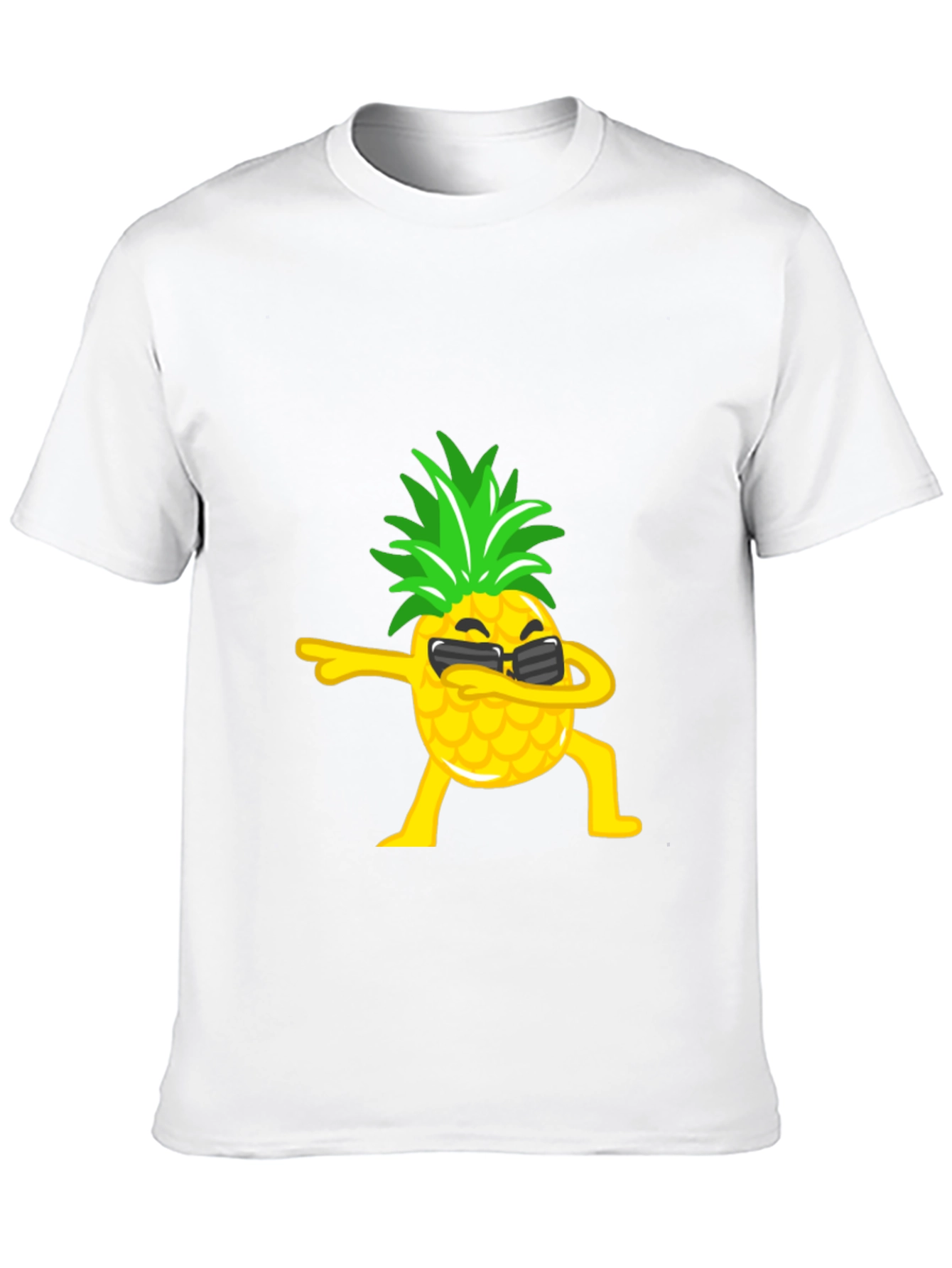 Dabbing Pineapple Graphic Tee - Black T-Shirt
