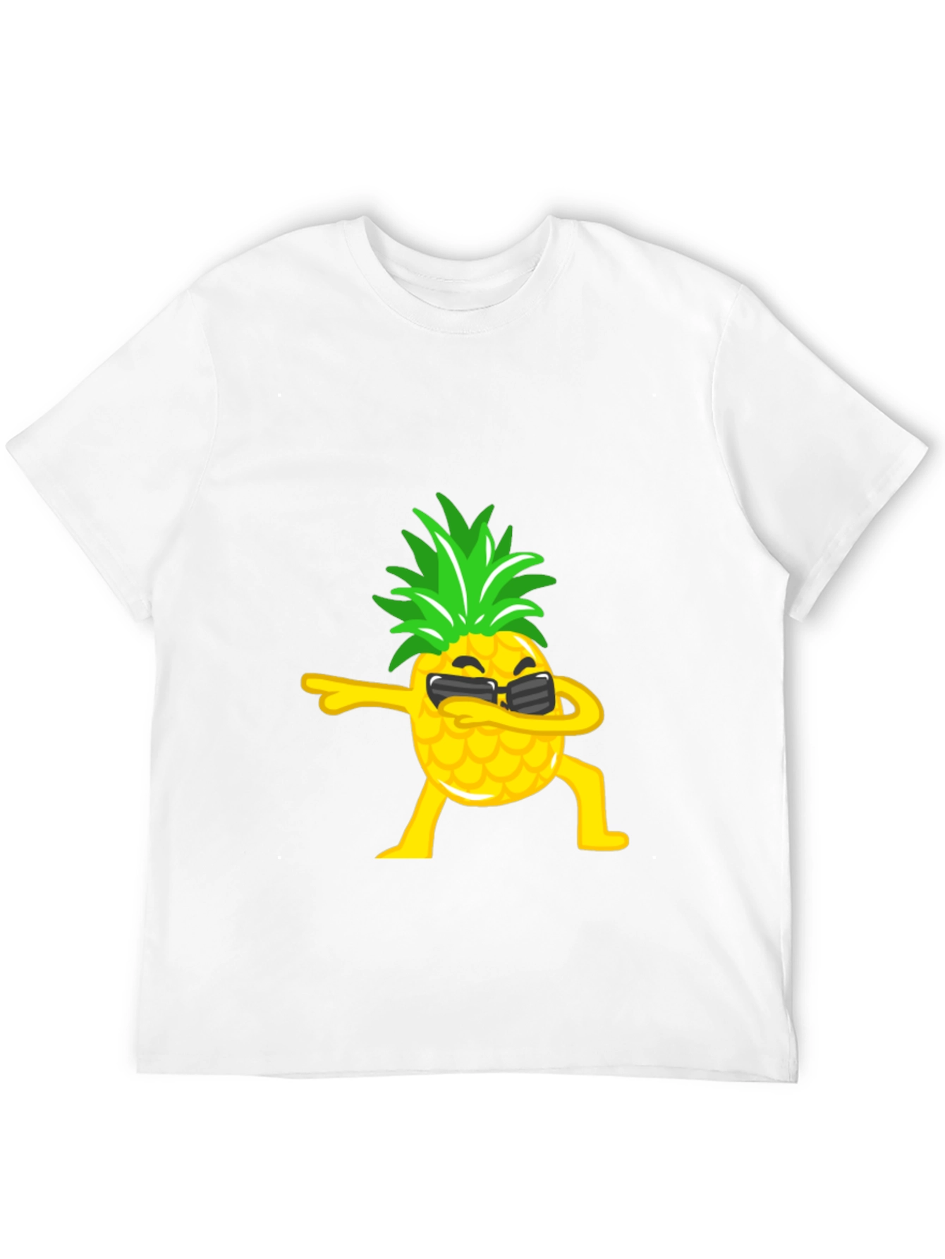 Dabbing Pineapple Graphic Tee - Black T-Shirt