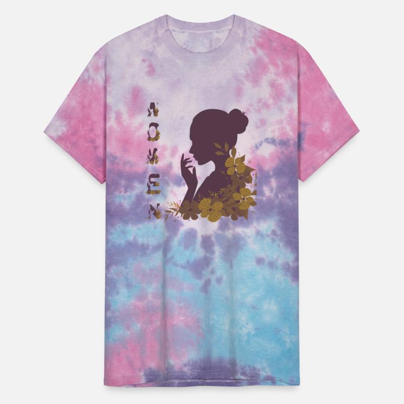 Elegant Woman Silhouette with Floral Design