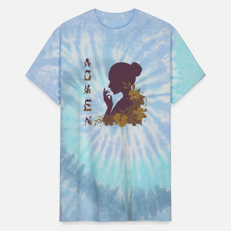 Elegant Woman Silhouette with Floral Design