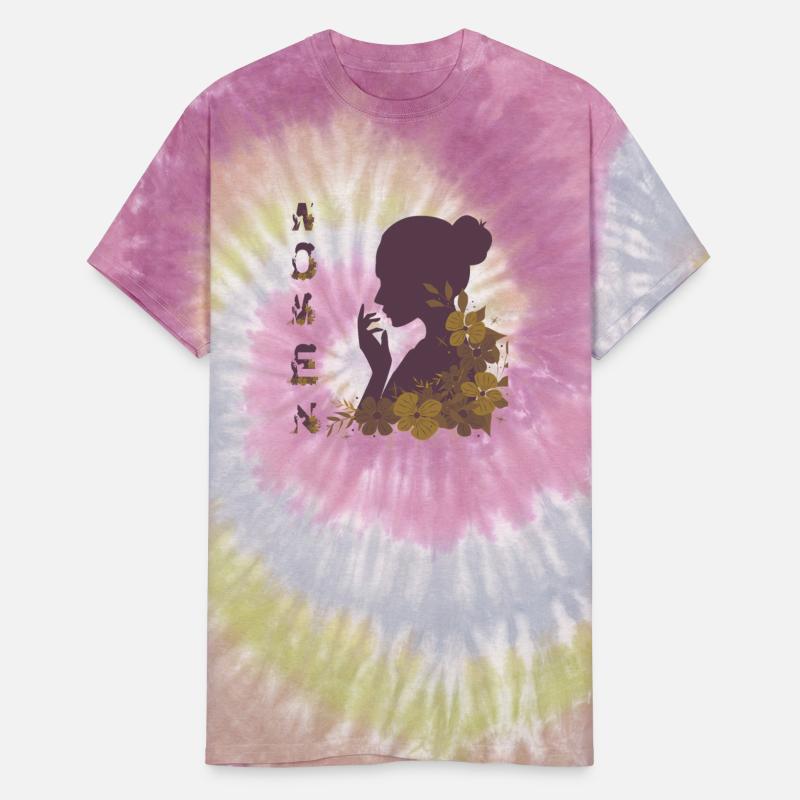 Elegant Woman Silhouette with Floral Design