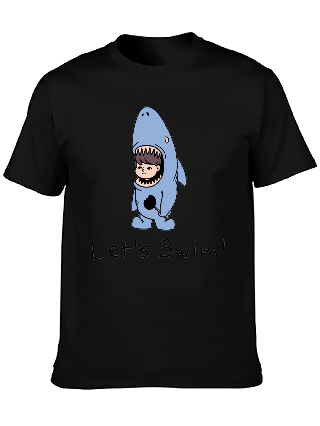 Shark Costume T-Shirt - Lets Swim!