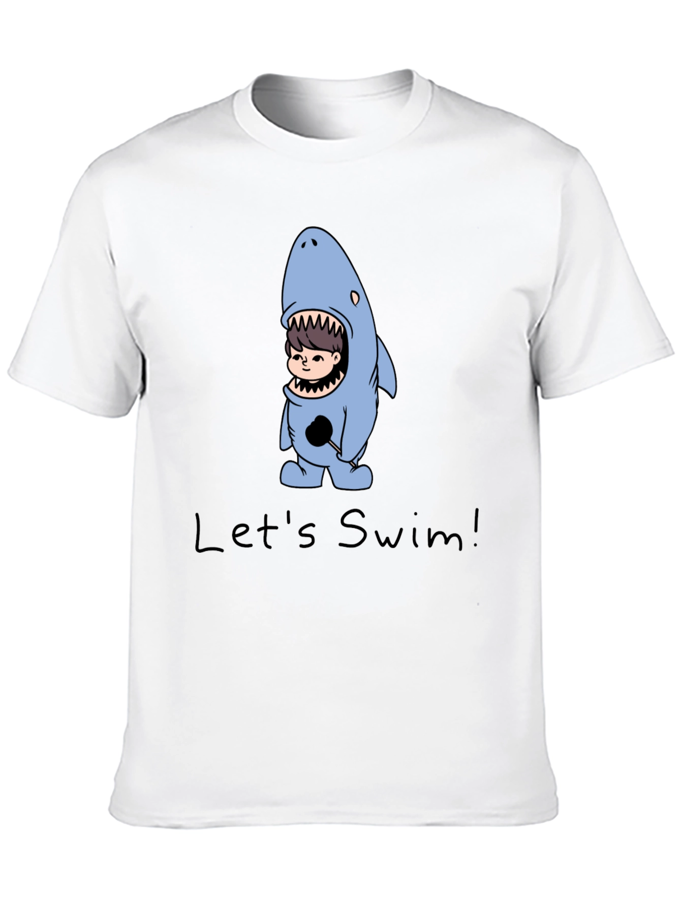 Shark Costume T-Shirt - Lets Swim!