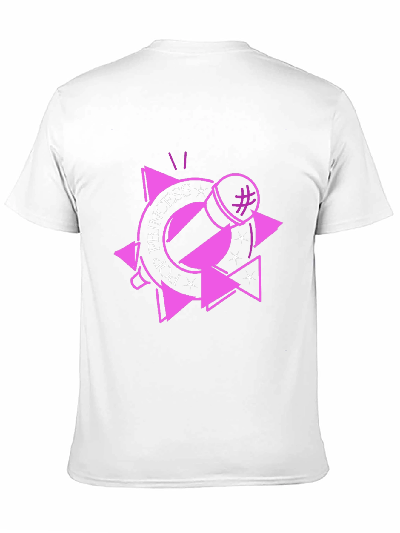 Pop Princess Black T-Shirt - Music Lover Tee