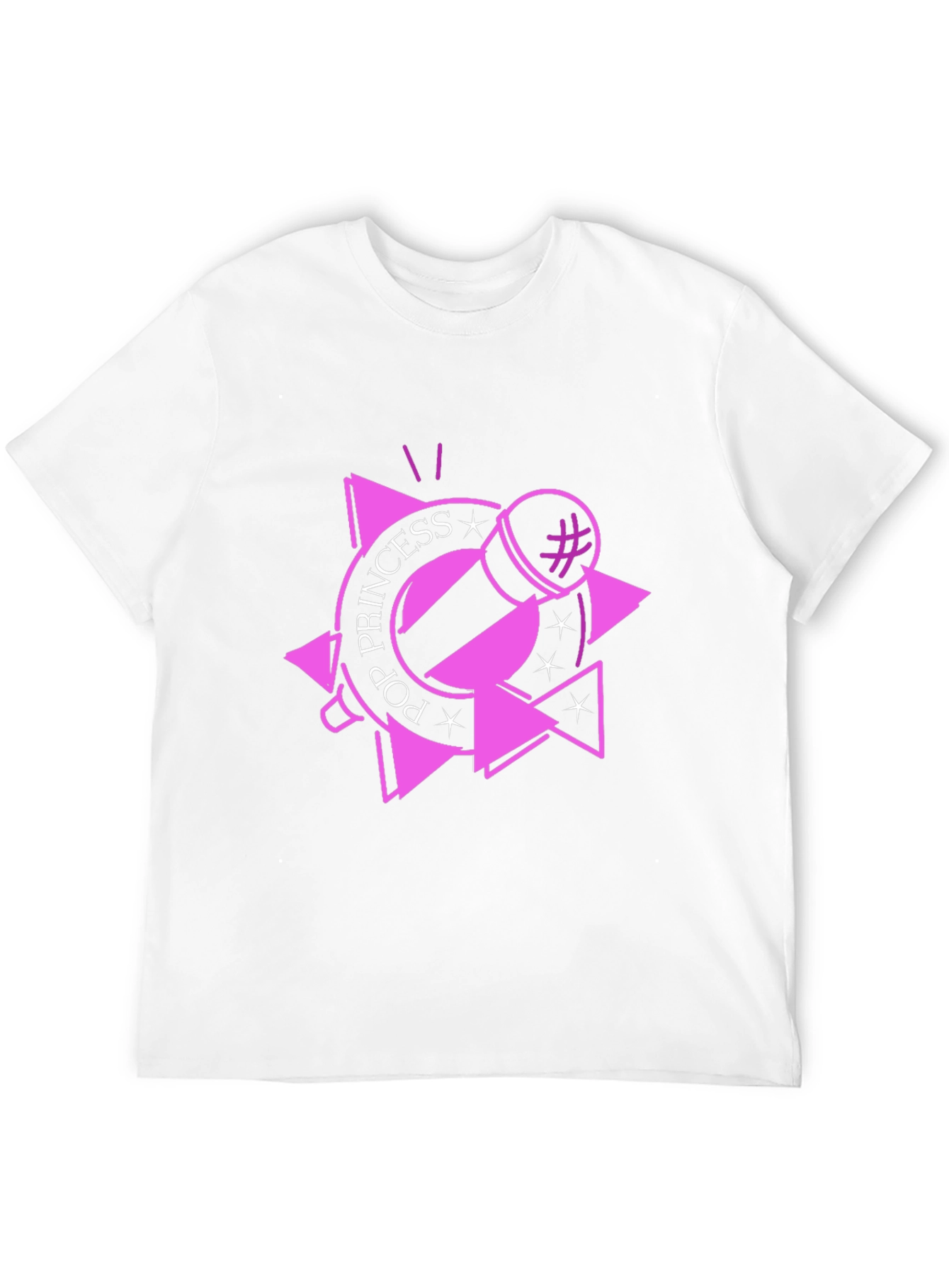 Pop Princess Black T-Shirt - Music Lover Tee