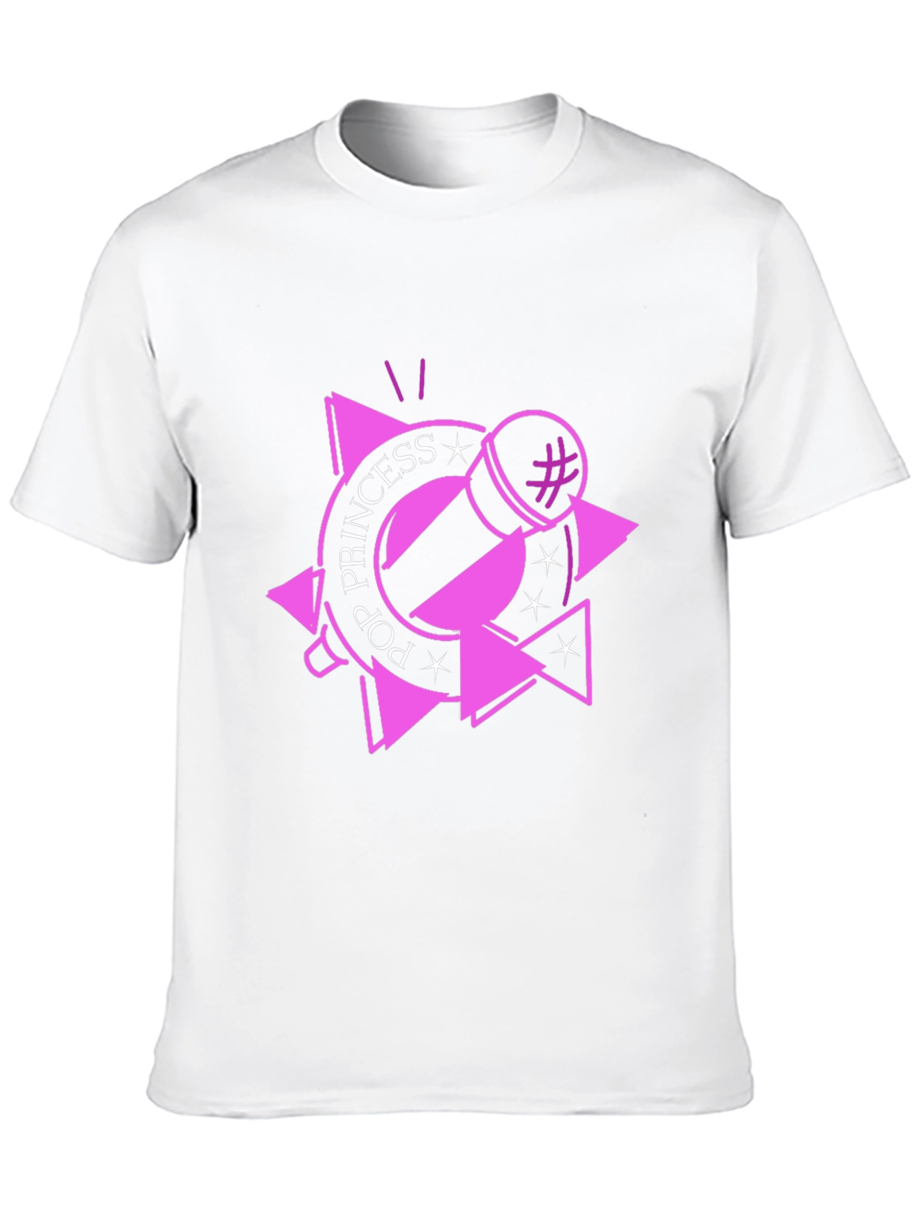 Pop Princess Black T-Shirt - Music Lover Tee