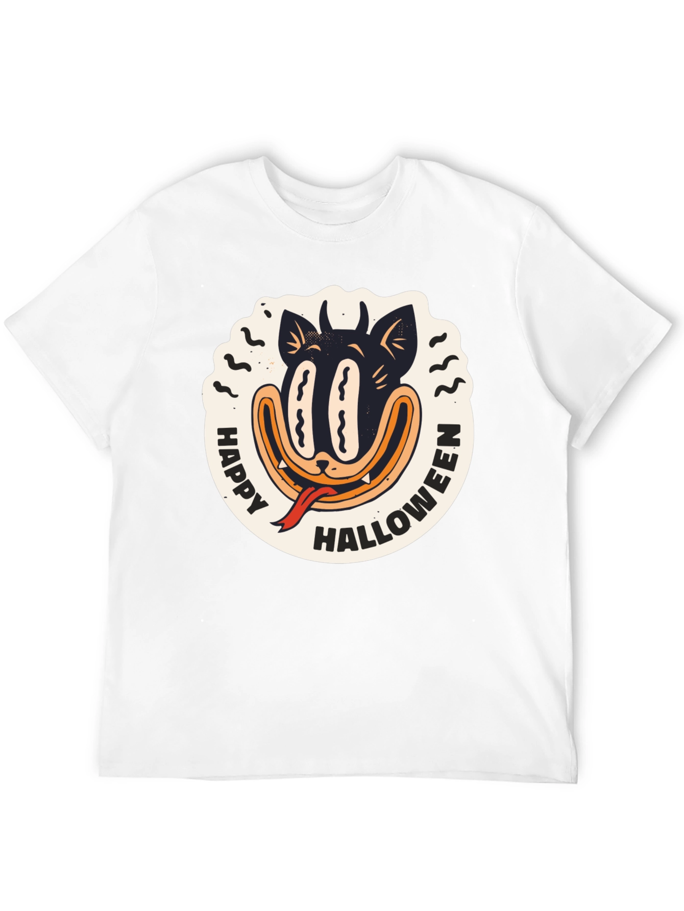 Happy Halloween Black Cat T-Shirt