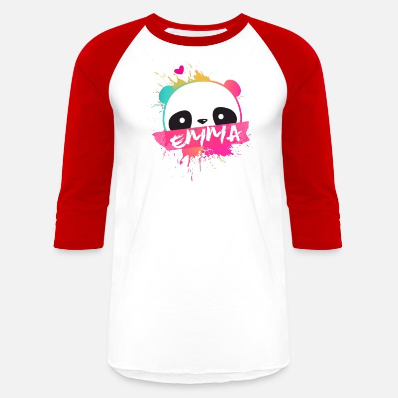 EMMA - lovely girl name with cute panda