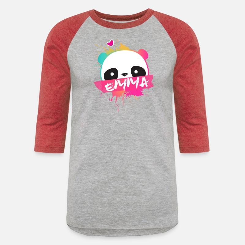 EMMA - lovely girl name with cute panda