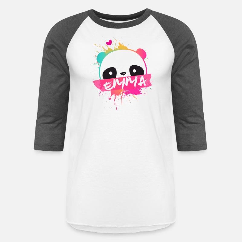 EMMA - lovely girl name with cute panda