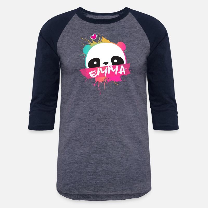 EMMA - lovely girl name with cute panda