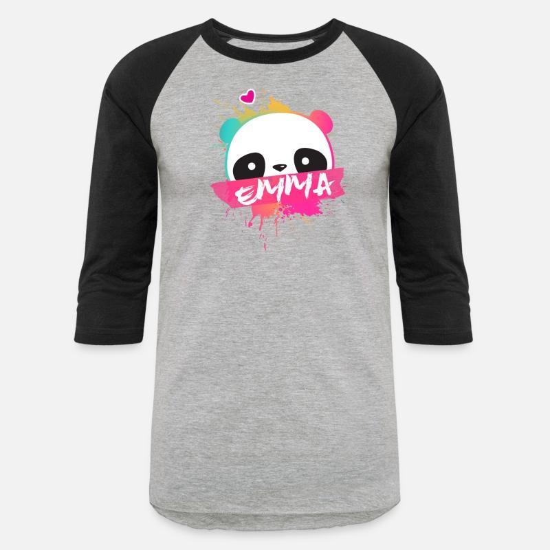 EMMA - lovely girl name with cute panda
