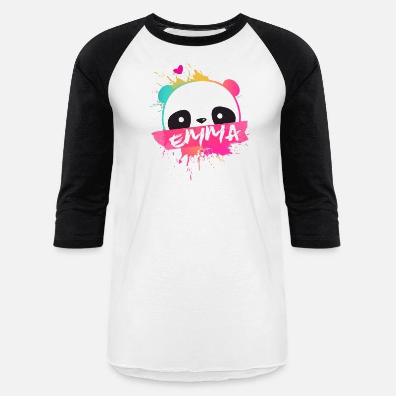 EMMA - lovely girl name with cute panda