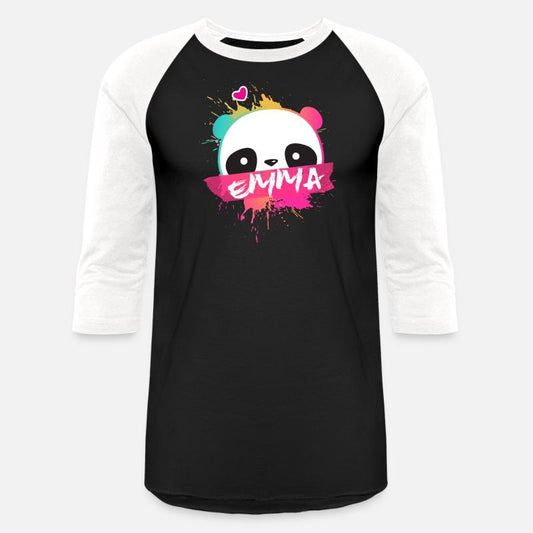 EMMA - lovely girl name with cute panda