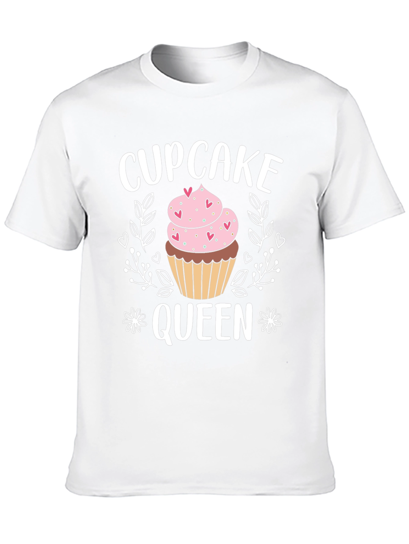 Cupcake Queen Graphic T-Shirt - Black