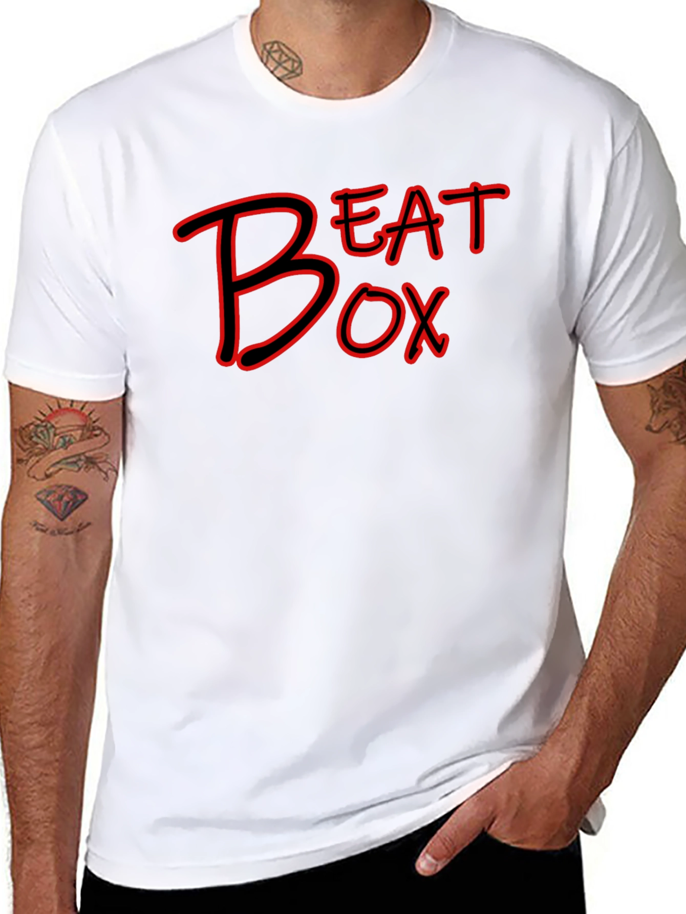 Beat Box Graphic Tee - Black T-Shirt